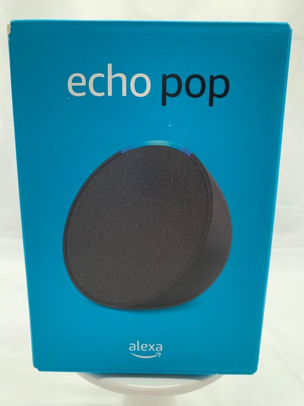 Echo Pop Smart Speaker With Alexa Voice Control Compact Design Black